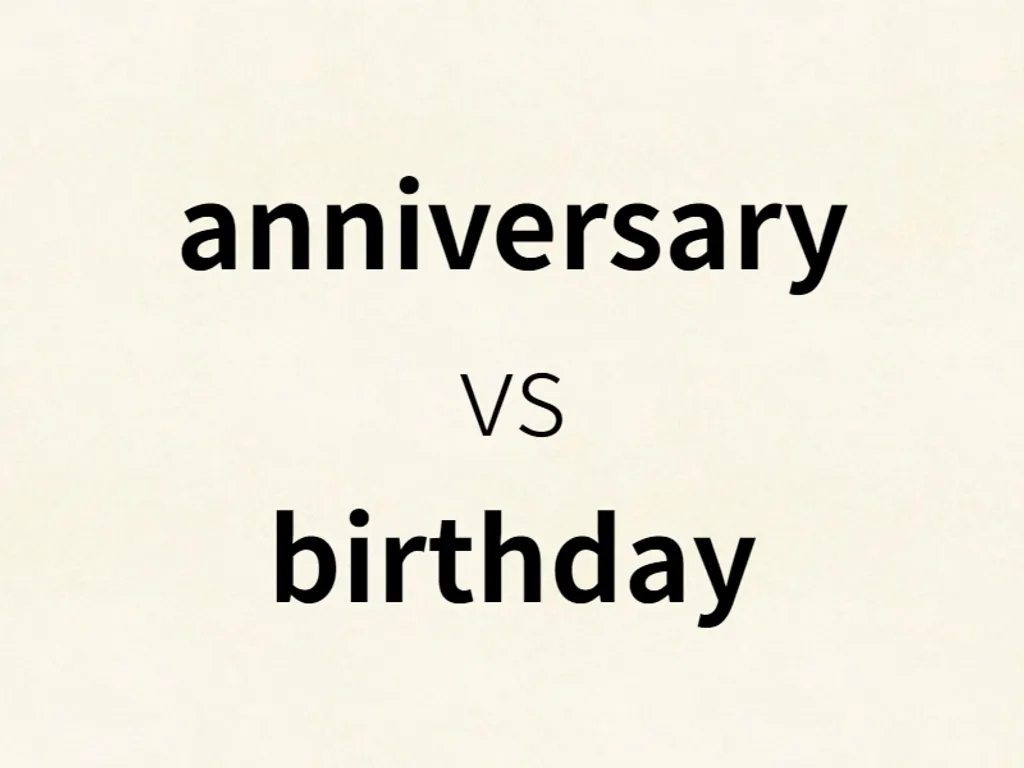 anniversary vs birthday