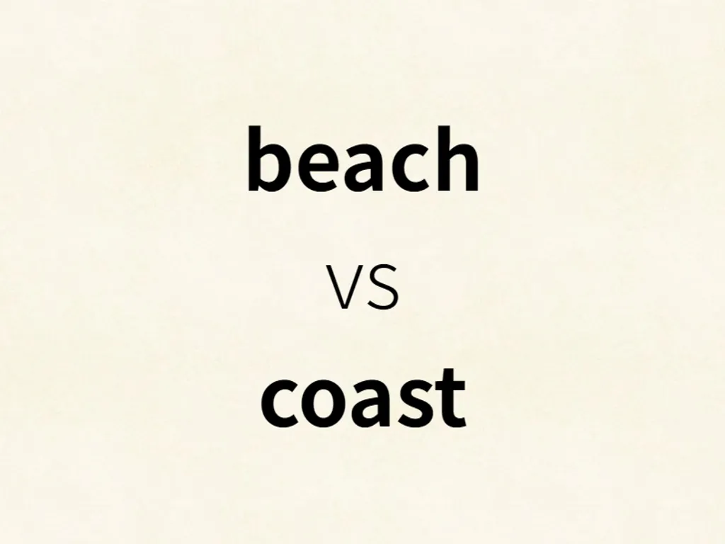 beach vs coast