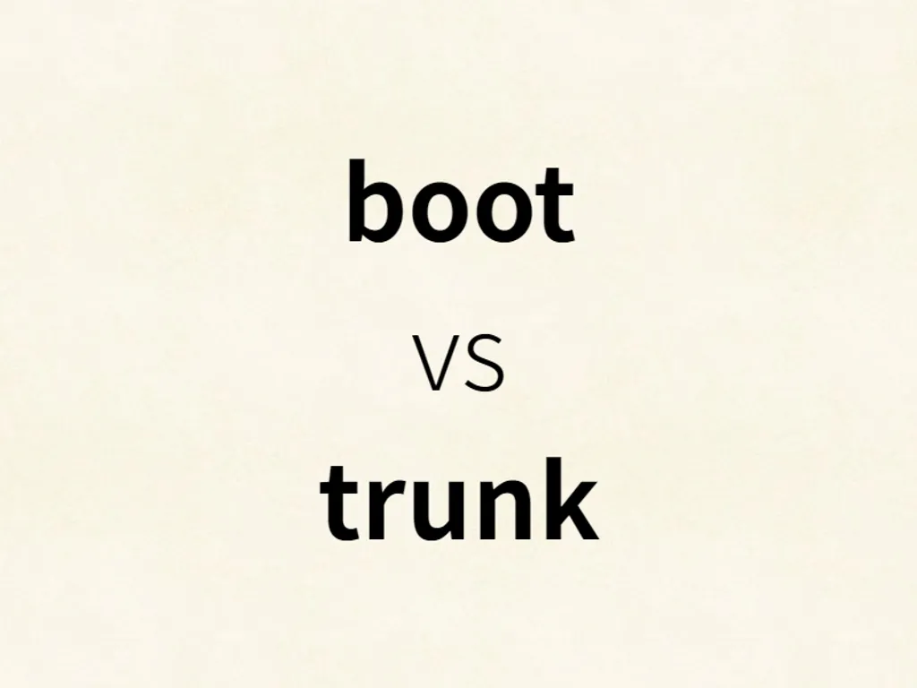 boot vs trunk