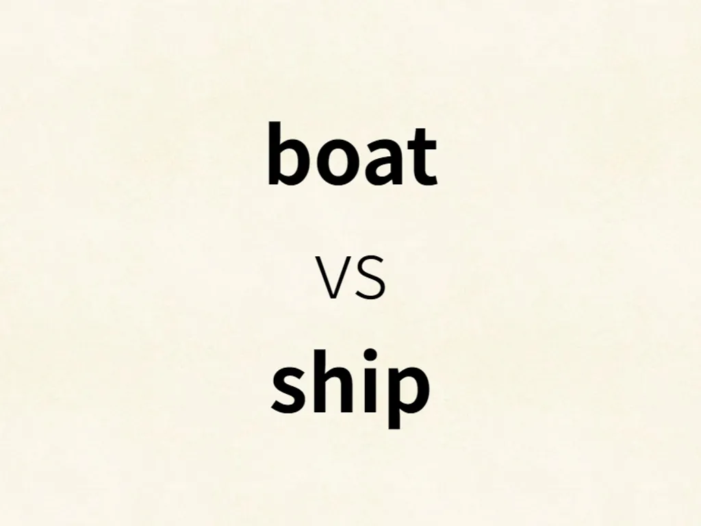 boat vs ship