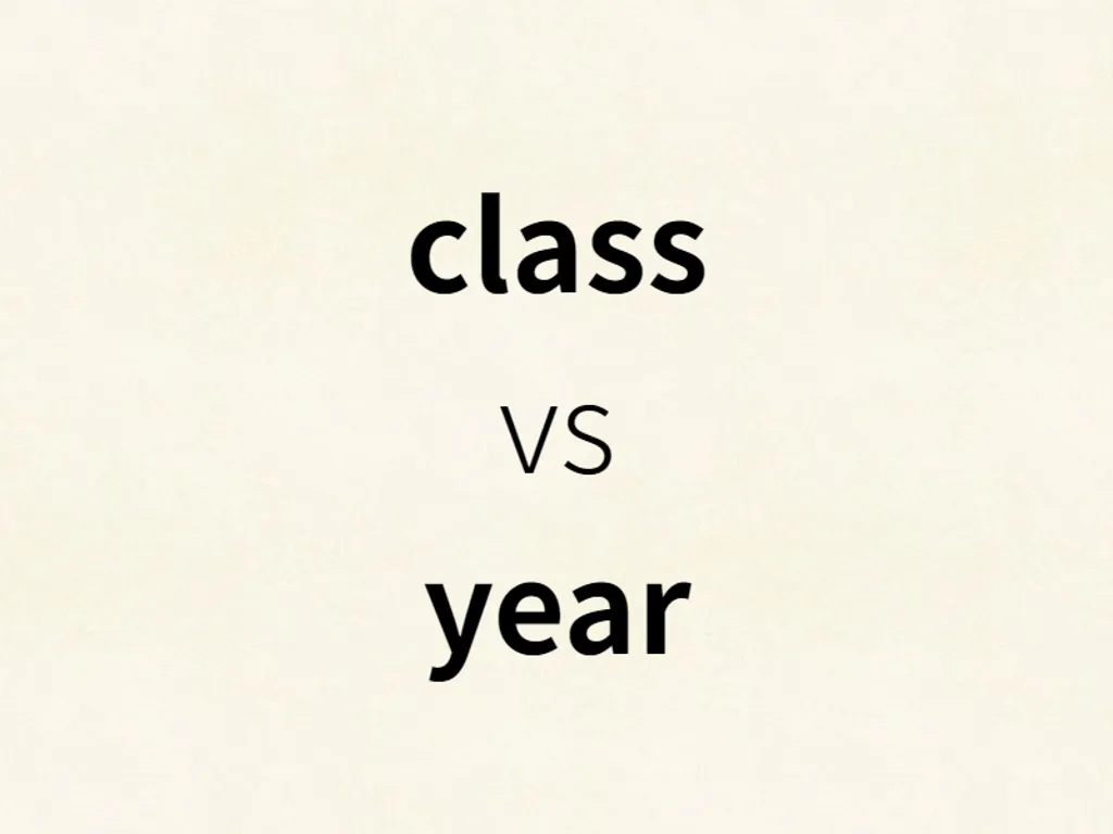 class vs year