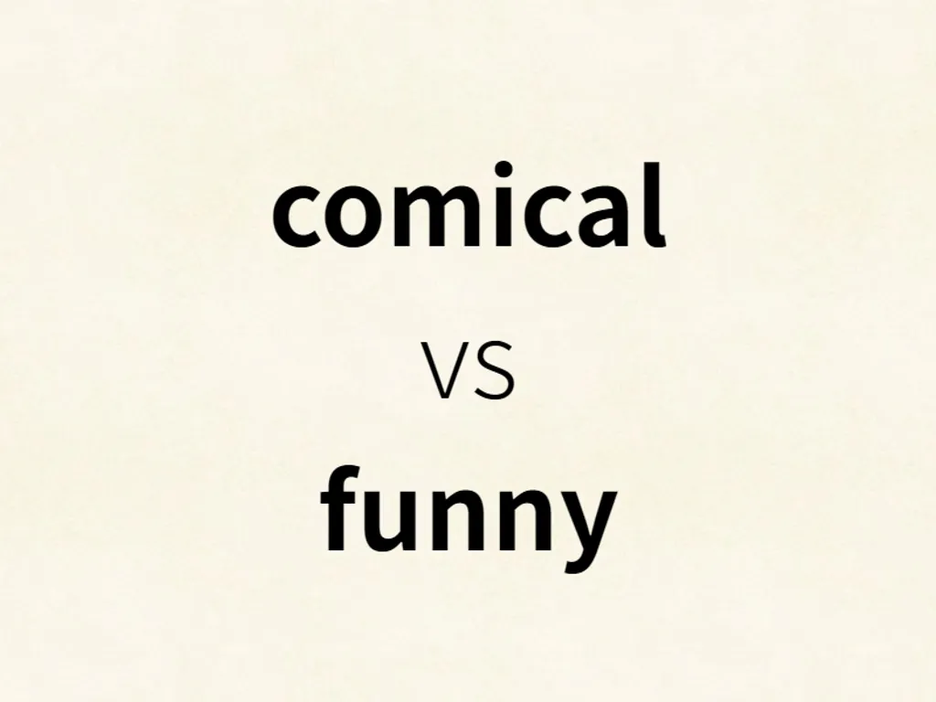 comical vs funny