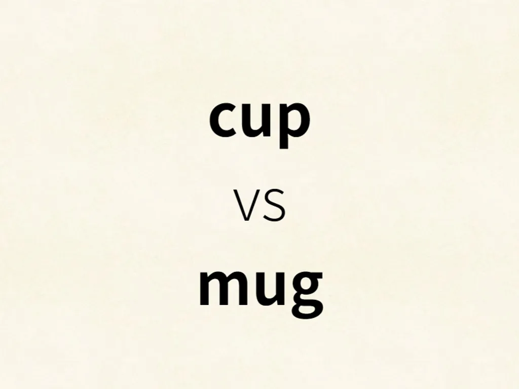 cup vs mug