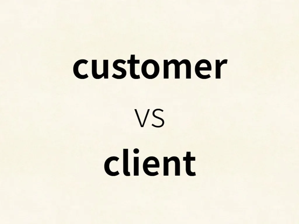 customer vs client