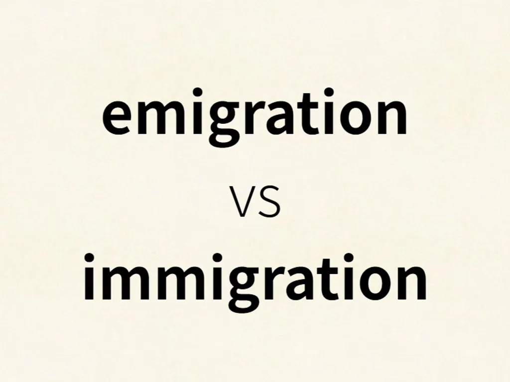 emigration vs immigration