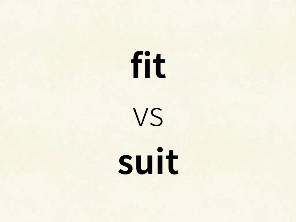 fit vs suit