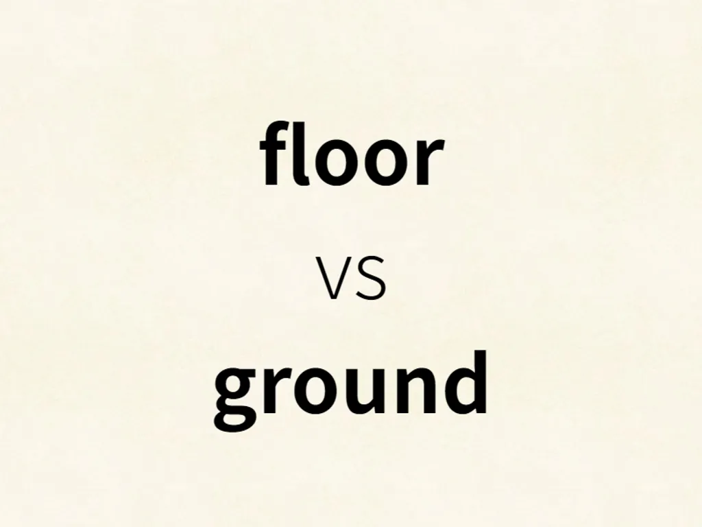 floor vs ground