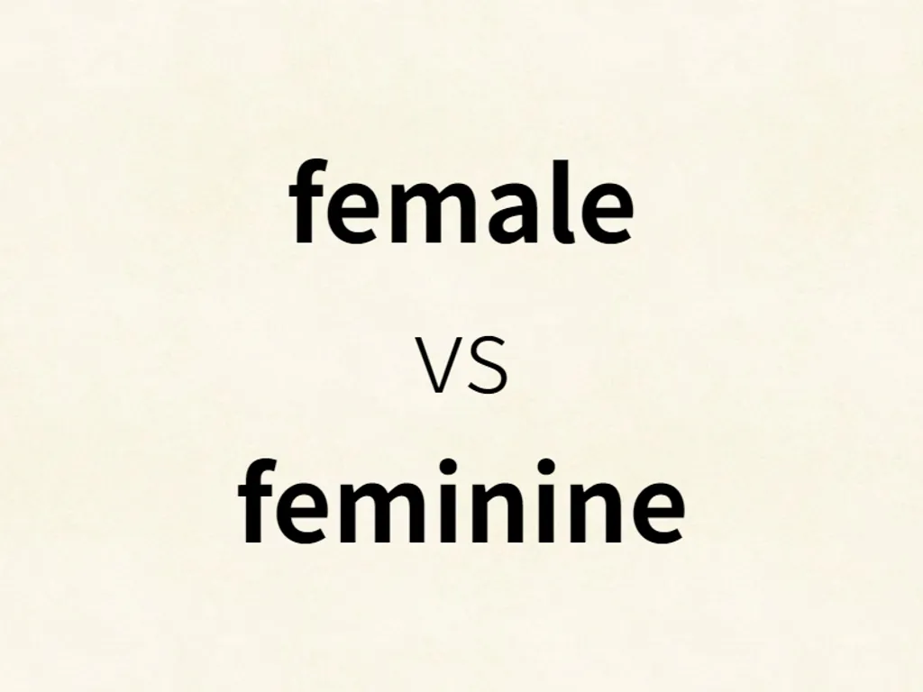 female vs feminine