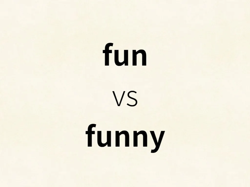 fun vs funny