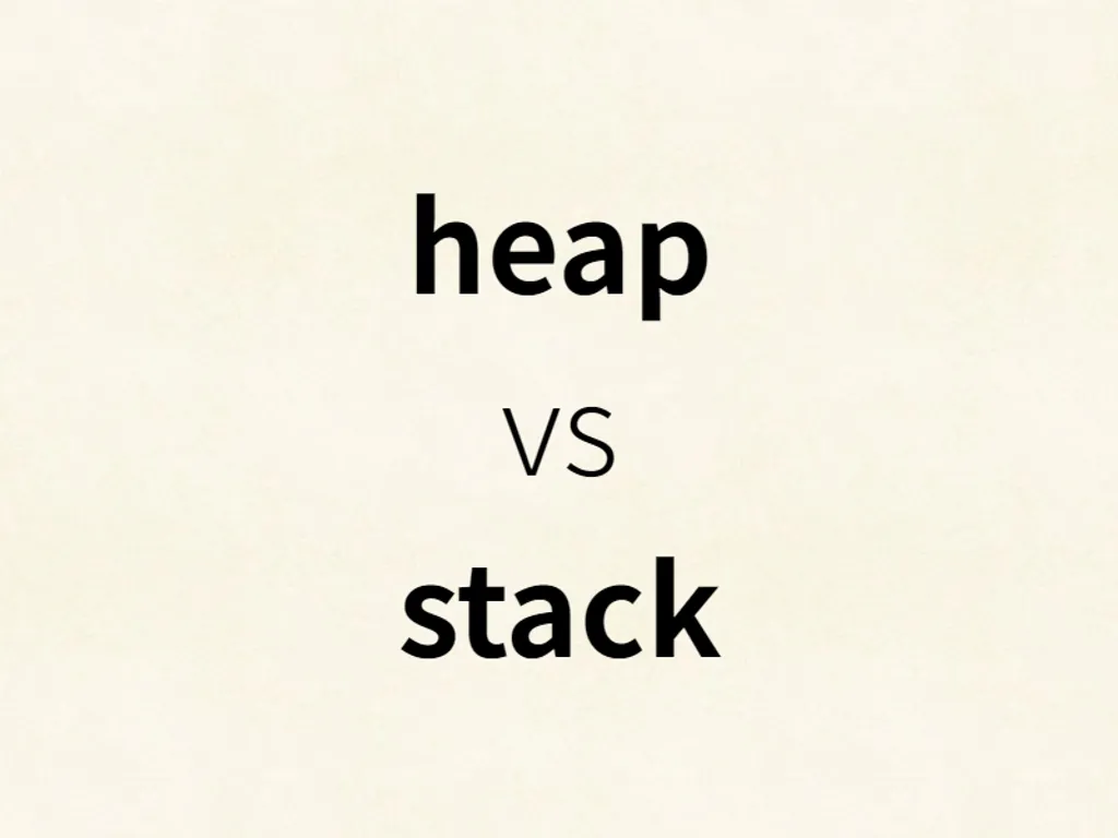 heap vs stack