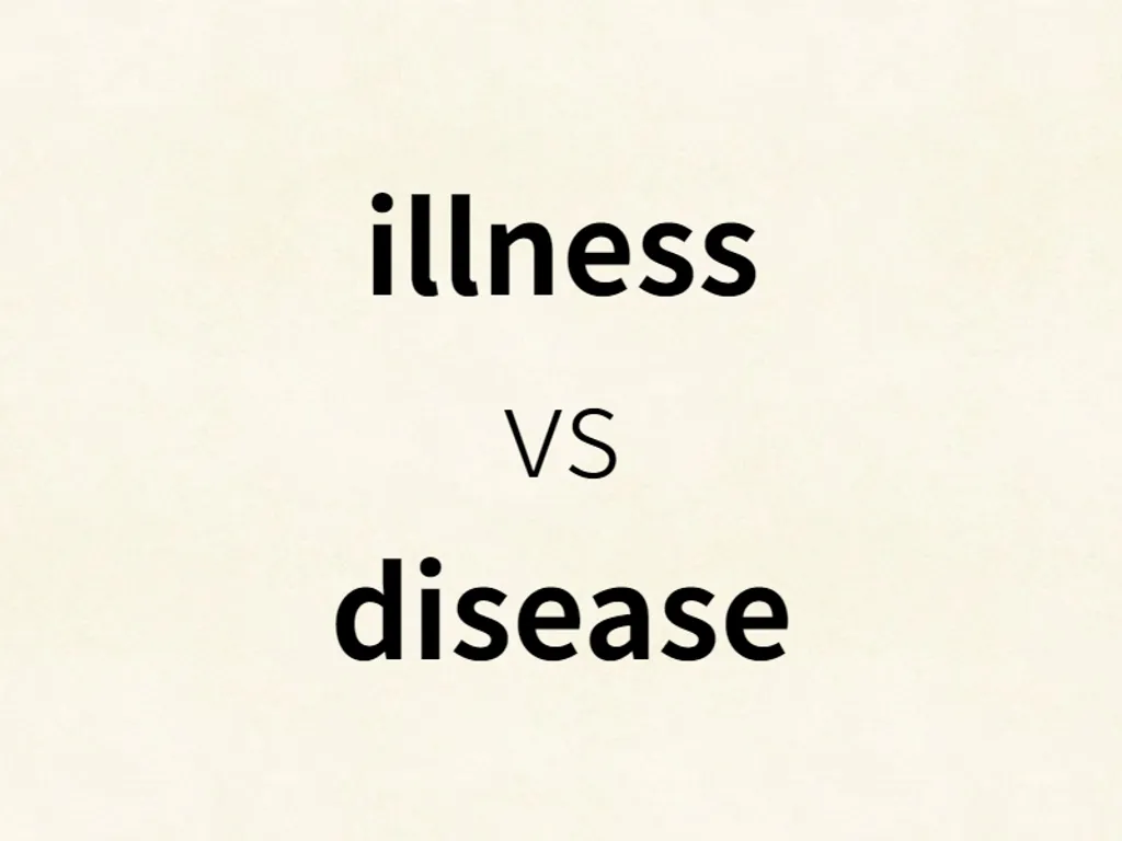 illness vs disease