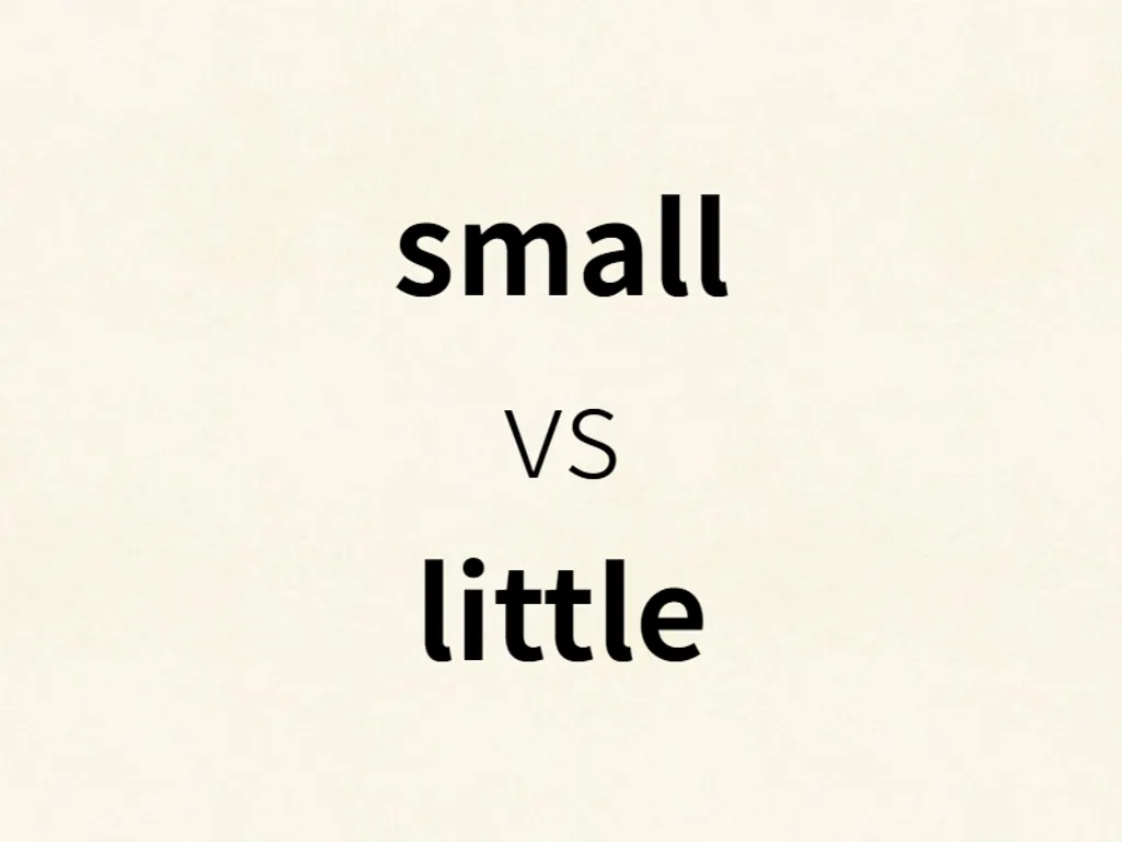 small vs little