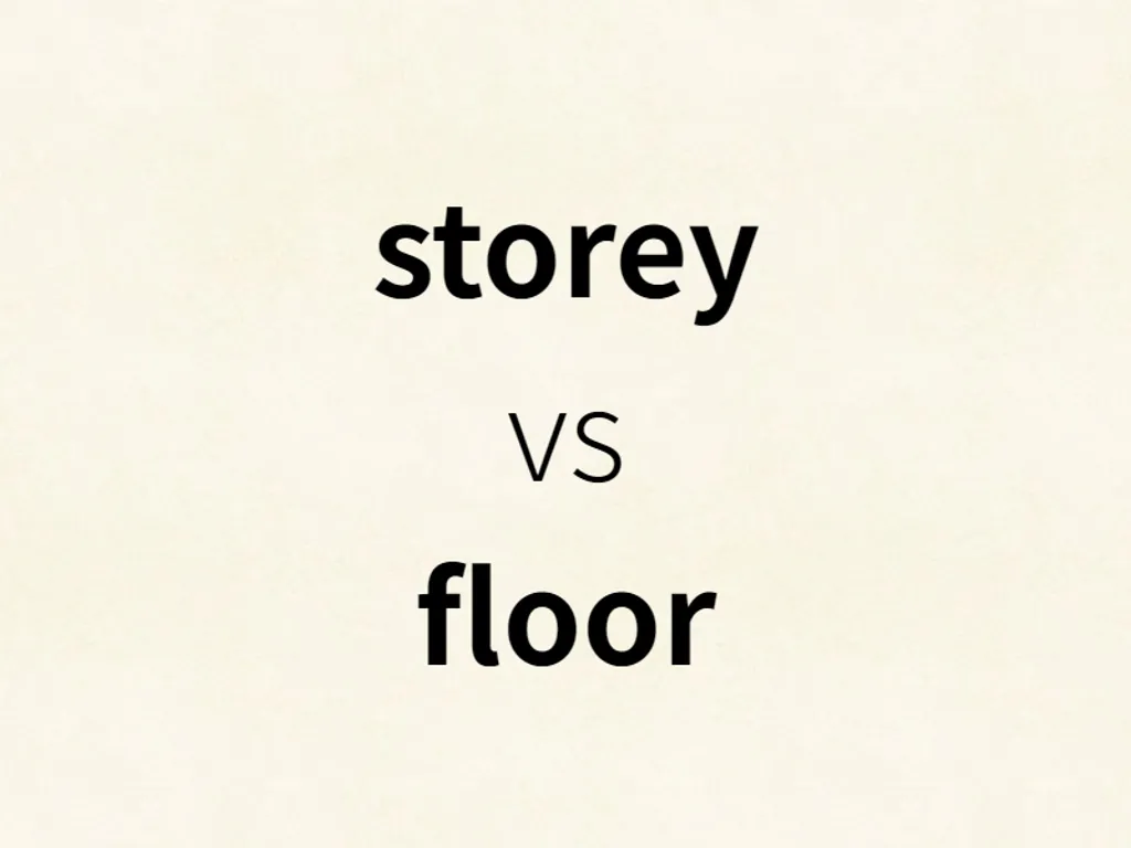 storey vs floor